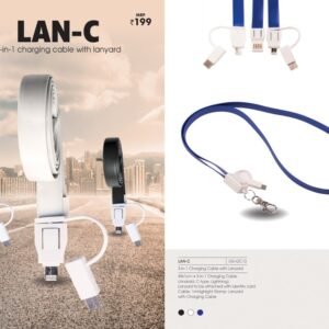 3-In-1 Charging Cable With Lanyard - LAN-C