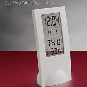 A86 – See Thru Table Clock