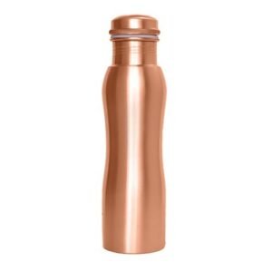 CURVED MATTE COPPER BOTTLE (900 ML)