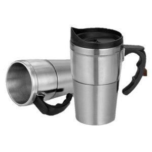 DUAL TRANSPARENT STEEL MUG (400 ML)