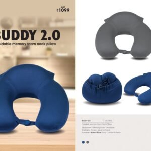 Foldable Memory Foam Neck Pillow - BUDDY 2.0
