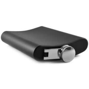 HIP FLASK BLACK MATT - 7 OZ