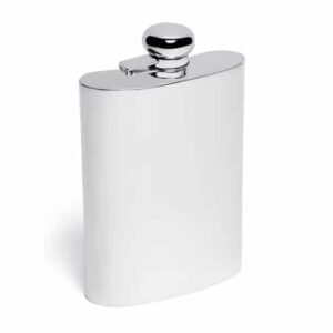 HIP FLASK SILVER-7 OZ