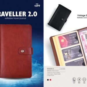 Refillable Travel Journal - TRAVELLER 2.0