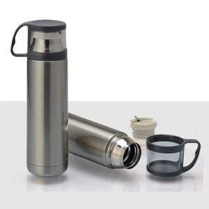 STEEL FLASK WITH CUP (500 ML)