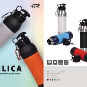 Stainless Steel Bottle With Silicon Grip - SILICA