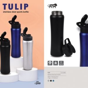 Stainless Steel Sports Bottle - TULIP