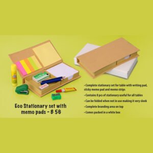 B56 – Eco Stationary Set With Memo Pads