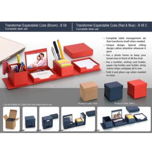 B58 – Transformer Expandable Cube: Complete Desk Set