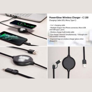 C130 – PowerGlow Wireless Charger