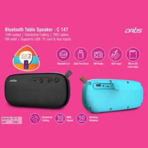 C147 – Artis Bluetooth Table Speaker 10W Output