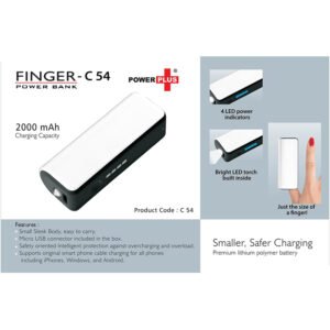 C54 – Finger Power Bank (2000 MAh)