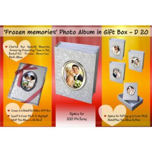 D20 – Frozen Memories Photo Album In Ribbon Gift Box