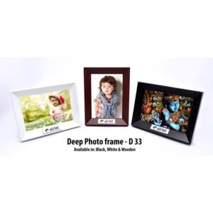 D33 – Deep Photo Frame (With Metal Plate)
