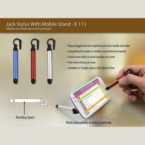 E113 – Jack Stylus With Mobile Stand