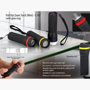 E147 – Pull Out Focus Torch (Mini) (1 Watt LED)